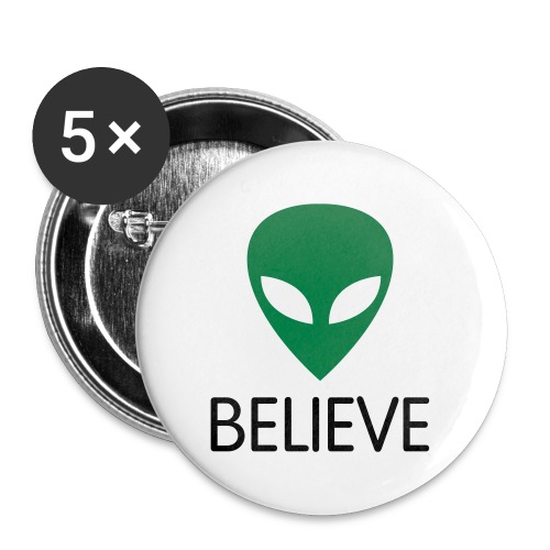 BELIEVE - Buttons large 2.2'' (5-pack)
