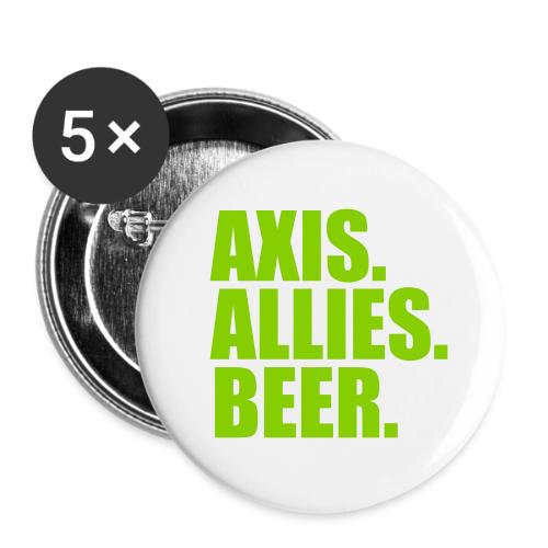 Axis. Allies. Beer. Axis & Allies - Buttons large 2.2'' (5-pack)