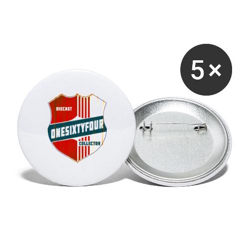 One Sixty Four -- vintage auto inspired design - Buttons large 2.2'' (5-pack)
