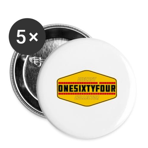 One Sixty Four -- vintage auto inspired yellow - Buttons large 2.2'' (5-pack)