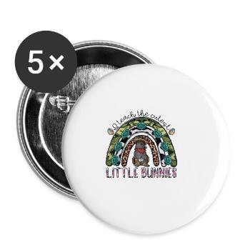 I Teach The Cutest - Buttons large 2.2'' (5-pack) - white