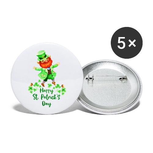 Happy St. Patrik's day. - Buttons large 2.2'' (5-pack)