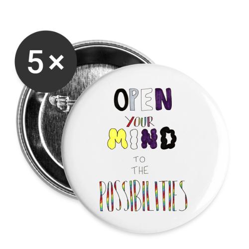 Open Your Mind to the Possibilities - Buttons large 2.2'' (5-pack)