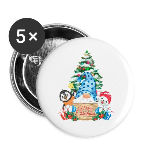Mеrry Christmas - Buttons large 2.2'' (5-pack)