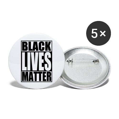 Black Lives Matter - Buttons large 2.2'' (5-pack)