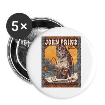 John Prine - Buttons large 2.2'' (5-pack) - white