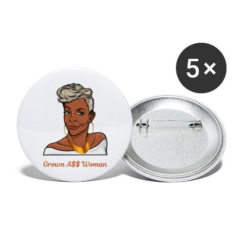 Grown A$$ Woman - Lot de 5 grands badges (2,2 po)