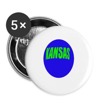 KANSAS CITY CLASSIC 1995 - Buttons large 2.2'' (5-pack) - white