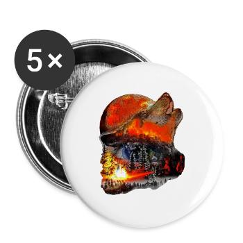 Help Me! - Buttons large 2.2'' (5-pack) - white