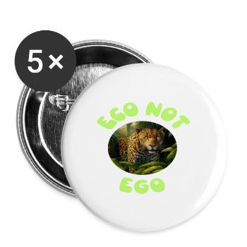 Eco not ego climate change design11 - Buttons large 2.2'' (5-pack) - white