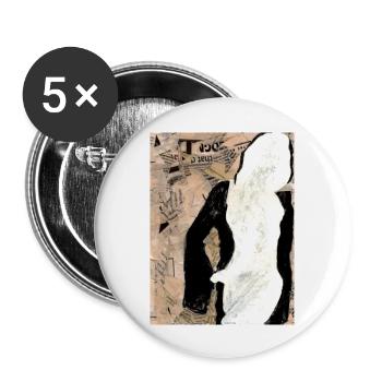She - Buttons large 2.2'' (5-pack) - white