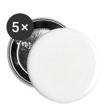 Fleur De Lis Motif - Buttons large 2.2'' (5-pack) - white