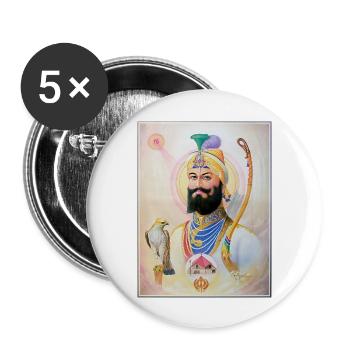 guru govind singh Computer Backpack guru new shirt - Buttons large 2.2'' (5-pack) - white