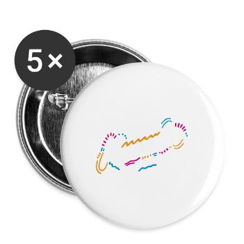 Kamala Harris 2024 Vote Kamala for President - Buttons large 2.2'' (5-pack) - white