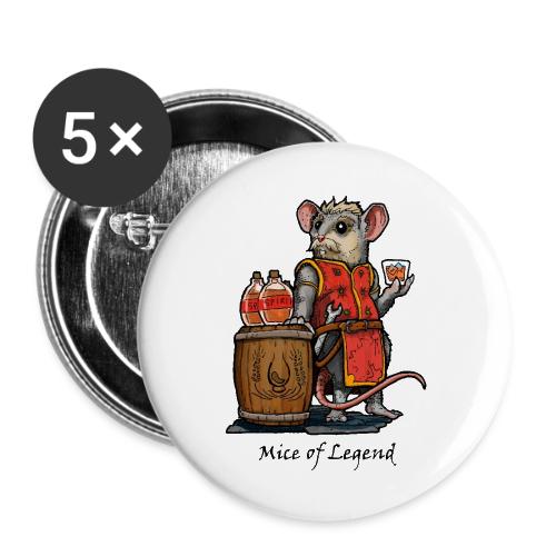 Mice of Legend - Miller Mouse - Buttons large 2.2'' (5-pack)