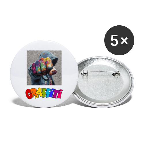 Graffiti: Urban Expression - Buttons large 2.2'' (5-pack)