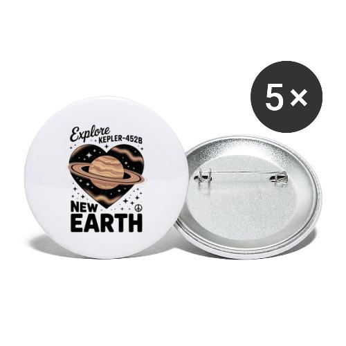 Explore Kepler-452b – New Earth Adventure - Buttons large 2.2'' (5-pack)