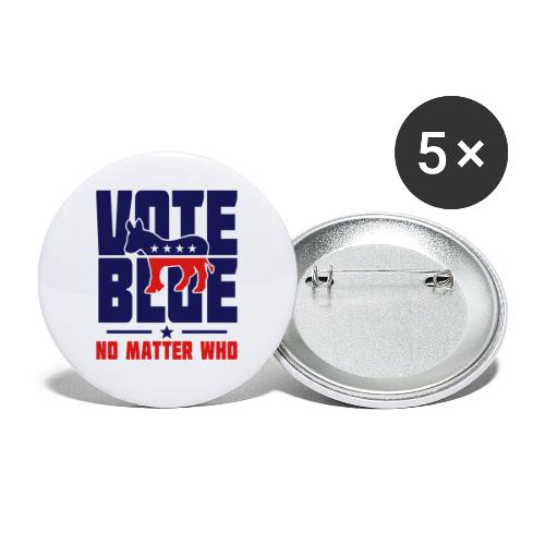 Vote Blue No Matter Who - Buttons large 2.2'' (5-pack)