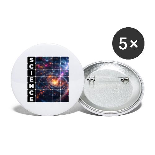 Science Spiral - Buttons large 2.2'' (5-pack)