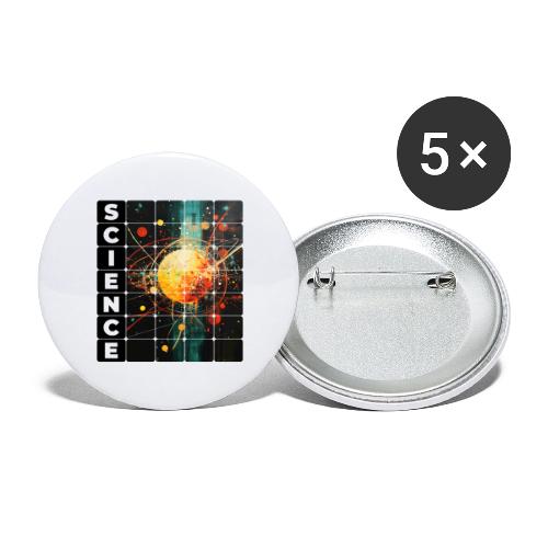 Core of Science - Buttons large 2.2'' (5-pack)