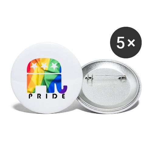 Gay - Republican - Proud! - Buttons large 2.2'' (5-pack)