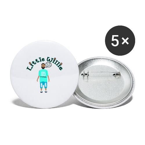 Little Willie T-Shirt 03 - Buttons large 2.2'' (5-pack)