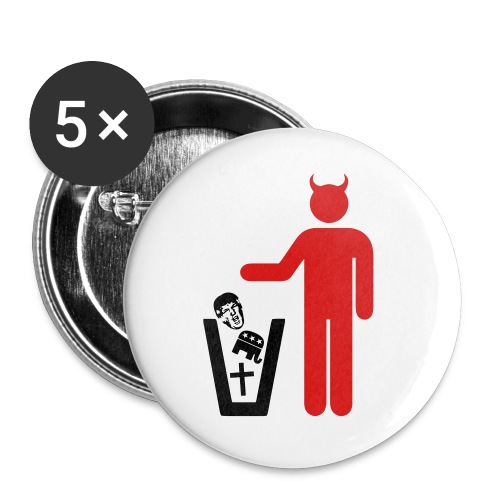 American Satanist - Buttons large 2.2'' (5-pack)
