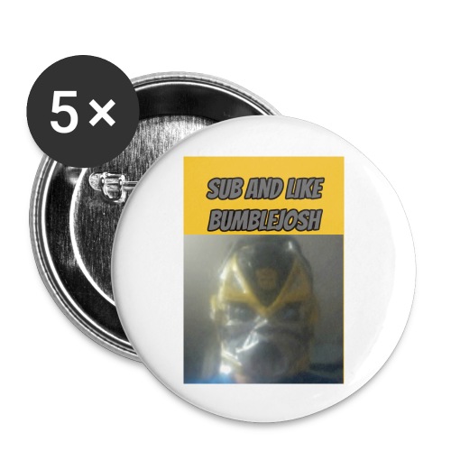 Redesigned New bumblejosh merch - Buttons large 2.2'' (5-pack)