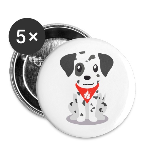 Sparky the FHIR Dog - Children's Merchandise - Buttons large 2.2'' (5-pack)