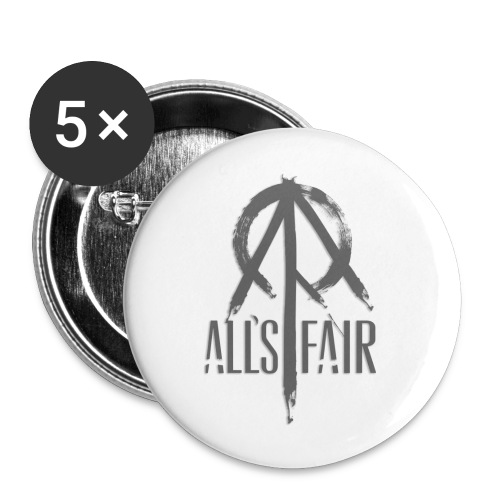 AF Gray - Buttons large 2.2'' (5-pack)