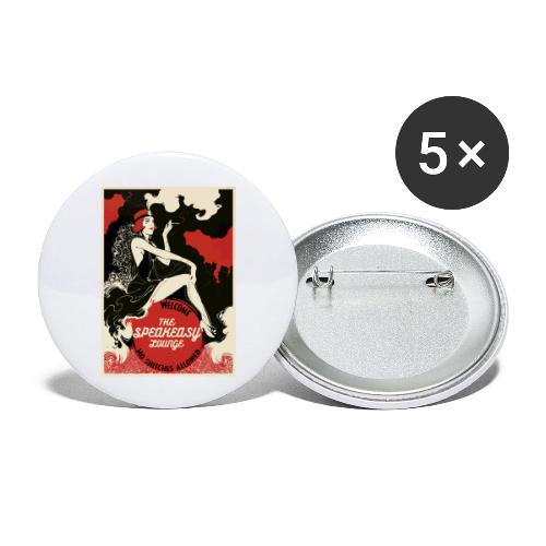 The Speak Easy Lounger - Buttons large 2.2'' (5-pack)