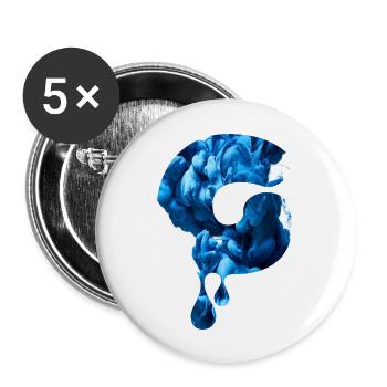 G character - Buttons large 2.2'' (5-pack) - white