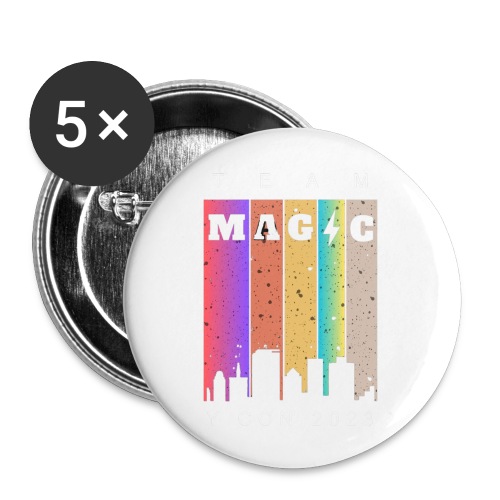 Team Magic Y Con 2023 - Buttons large 2.2'' (5-pack)