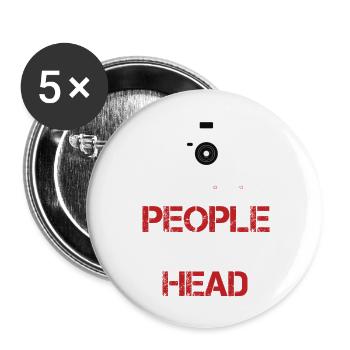 I Shoot People And Cut Off Their Head Cameraman - Buttons large 2.2'' (5-pack) - white