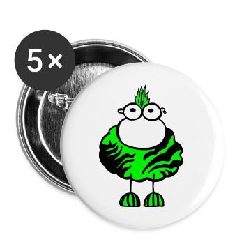 Punk sheep - Buttons large 2.2'' (5-pack) - white