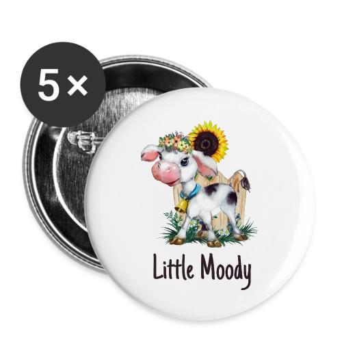 Litte Moody Cow - Buttons large 2.2'' (5-pack)