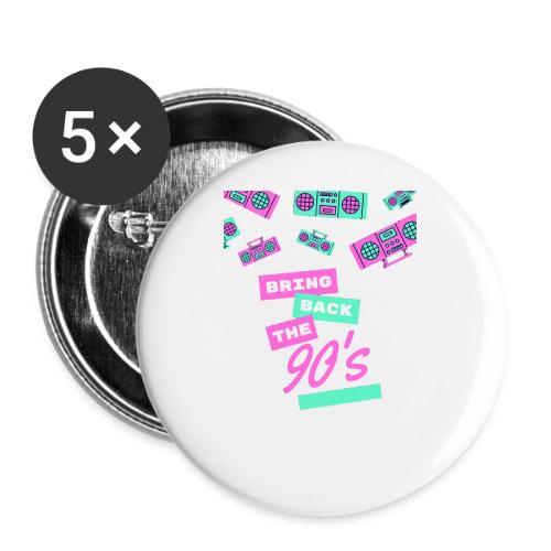 Bring Back The 90s Nostalgia Design| Retro 90s Art - Buttons large 2.2'' (5-pack)