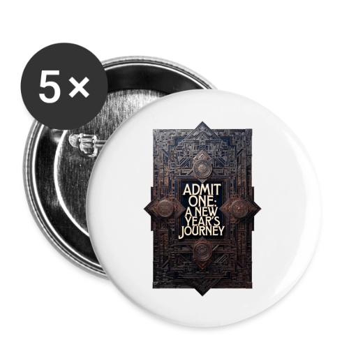 Art Deco VIP Pass T-Shirt - Buttons large 2.2'' (5-pack)