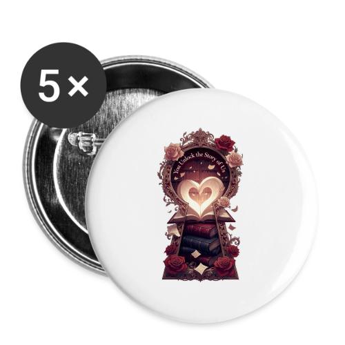 You Unlock the Story of Us Library Gifts T-Shirts - Buttons large 2.2'' (5-pack)