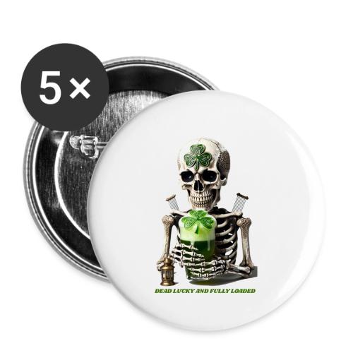 Eternal Stout Skeleton Graphic Tee - Buttons large 2.2'' (5-pack)