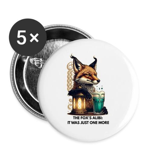 Sly Fox One More Round Tee - Buttons large 2.2'' (5-pack)