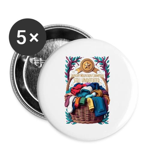Laundry Mountain Champion Tee | Still Undefeated - Buttons large 2.2'' (5-pack)