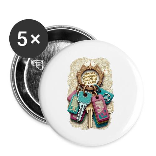 Minivan Commander T Shirt, Chauffeur of Chaos Mug - Buttons large 2.2'' (5-pack)