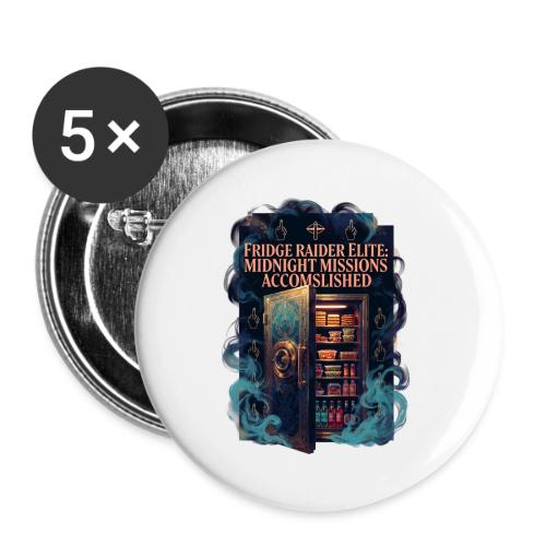 Fridge Raider Elite T Shirt - Buttons large 2.2'' (5-pack)