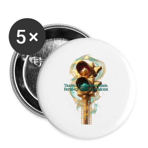 Traffic Light Whisperer T Shirt - Buttons large 2.2'' (5-pack)