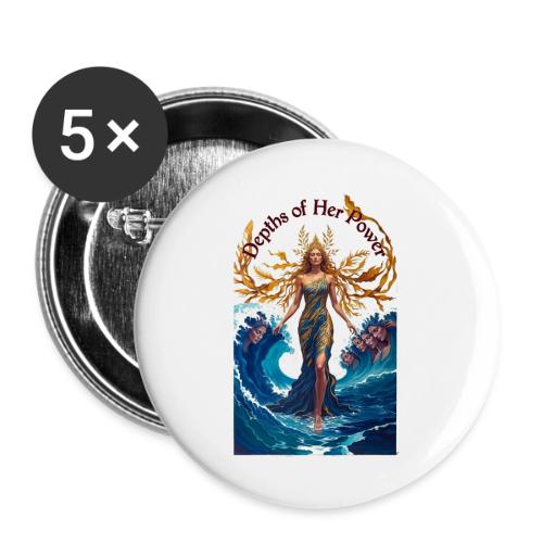 Women’s Day Tidal Sovereign T Shirt, Gift for Wife - Buttons large 2.2'' (5-pack)