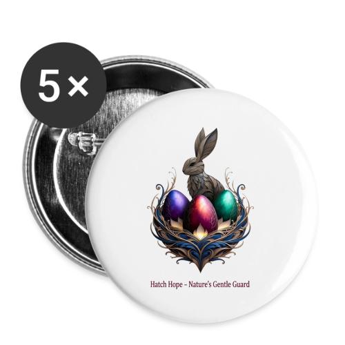 Easter Hatch Hope Nest Guardian T Shirt, Gift - Buttons large 2.2'' (5-pack)