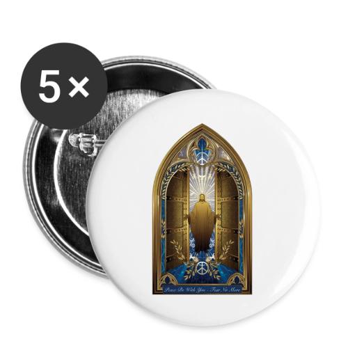 Easter Peace Be With You Locked Doors T Shirt,Gift - Buttons large 2.2'' (5-pack)