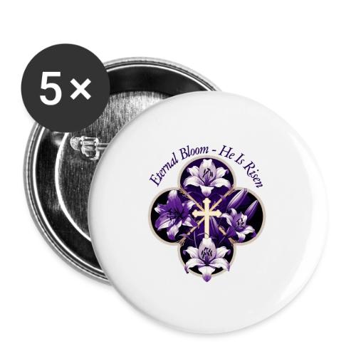 Easter Eternal Bloom Lily Crown T Shirt, Gift - Buttons large 2.2'' (5-pack)