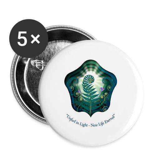 Easter Unfurl in Light Resurrection T Shirt, Gift - Buttons large 2.2'' (5-pack)